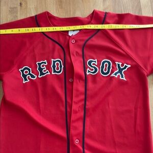 Majestic Red Baseball Jersey Top